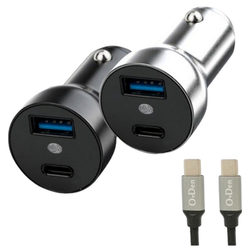 오든 차량용 36W 듀얼 시거잭 충전기 SHK PD-01 + C to C 케이블