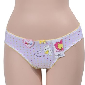  샤통 도트 편한 고딩 중딩 학생 주니어 여 팬티 삼각 WD6C5B0