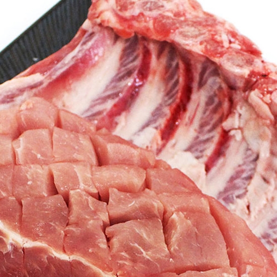원미트푸드  으뜸한돈 국내산 한돈 냉동 돼지갈비 찜용 1kg