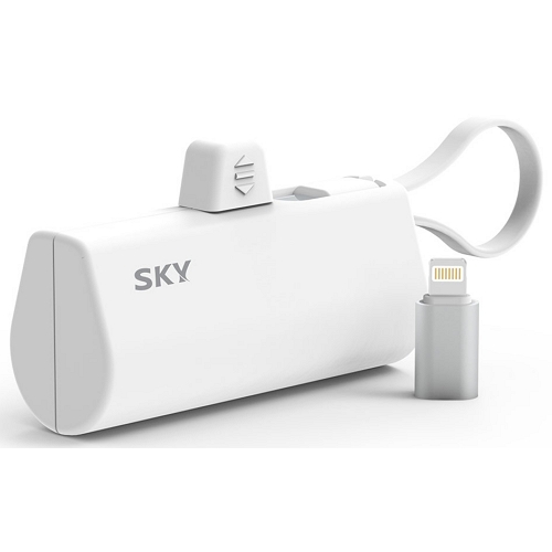 스카이랩 스카이 필 X12 프로 PD 20W 도킹형 보조배터리 SKY-X12PD 5000mAh (C타입+C타입, 1개)_이미지