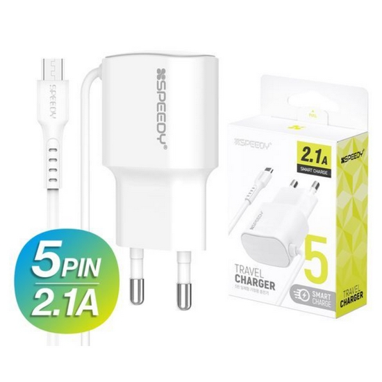 �������ڸ��� SPEEDY 5�� 2.1A ��ü�� ������ SPE-N8TC215P