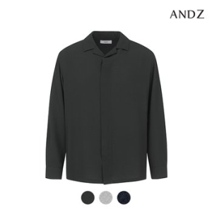 ANDZ 릴렉스핏 오픈카라 긴팔 셔츠_BZD2WC1104