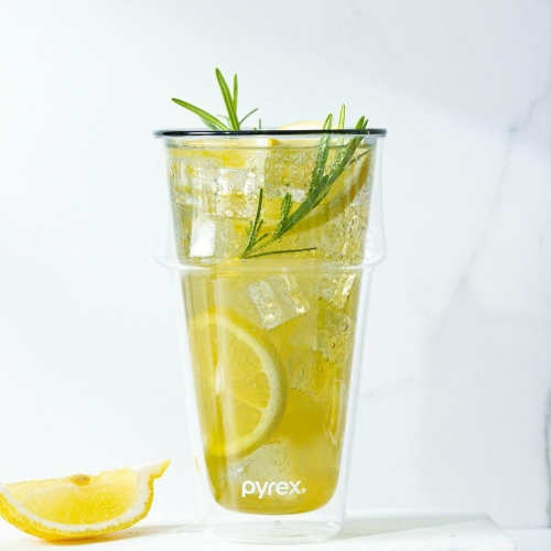 코렐브랜드 파이렉스 더블월컵 브리지 그레이 455ml