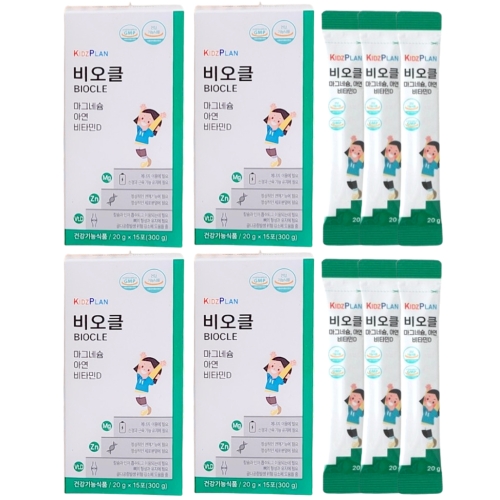힐링팜 키즈플랜 비오클 15포 (4개)_이미지