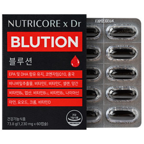 뉴트리코어 블루션 60캡슐 (4개)_이미지