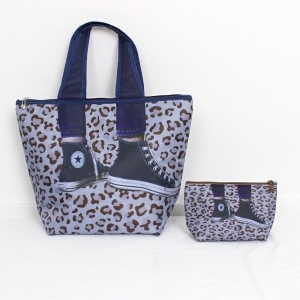 오너클랜 토트백 슈즈 프린팅 파우치 세트 여성 보조 가방 숄더백 W5BF172_이미지