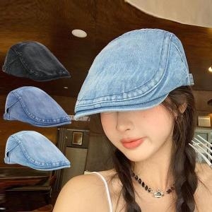 셀러허브 여성모자 외출모자 패션 깔끔한 캐주얼 데님예술캡 S28495659_이미지