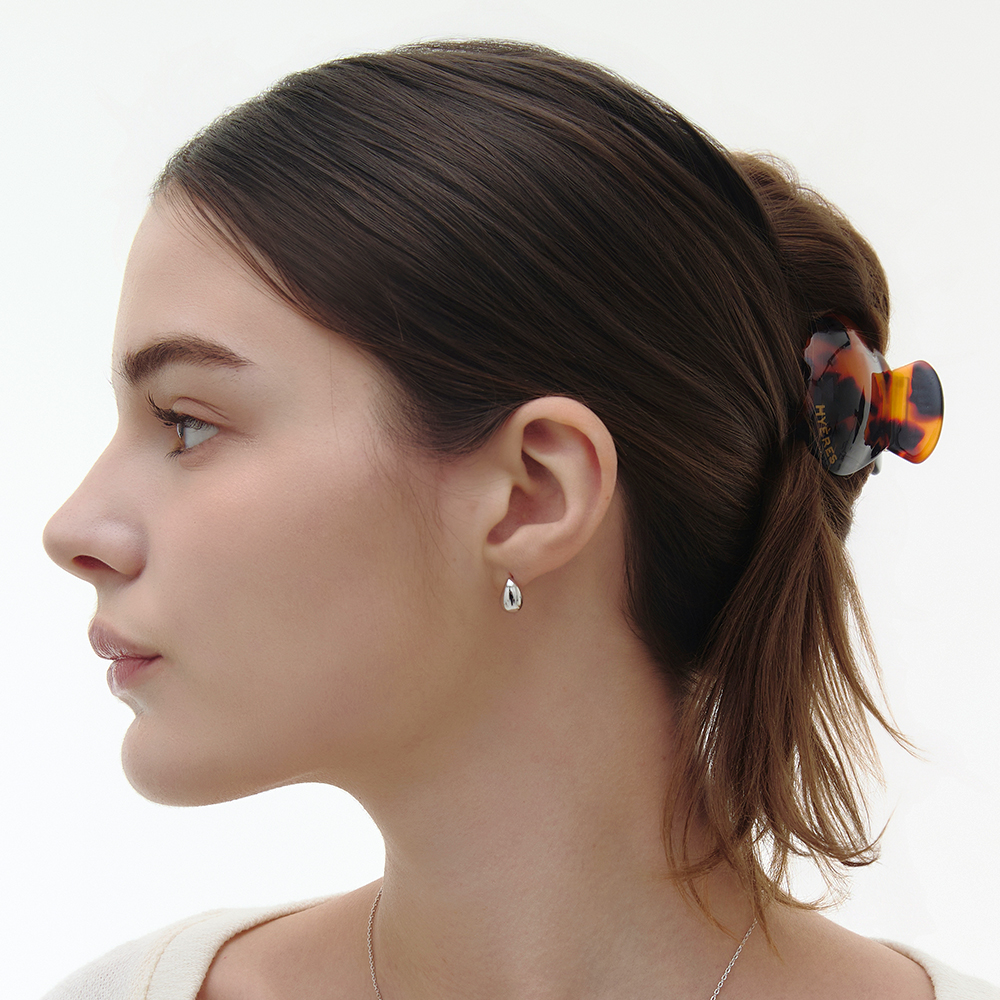  이에르로르 쉘 포인트 헤어 집게핀 브라운 HL6H64601BRXXX