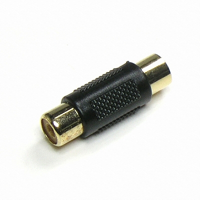 라이트컴 COMS G0384 RCA 연장 젠더 (검정)_이미지