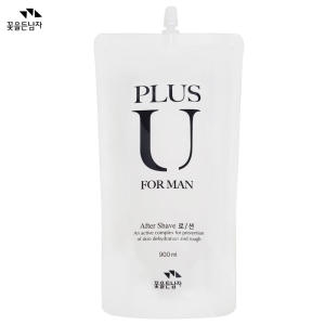 플러스유 로션 남자 900ml 대용량 리필용