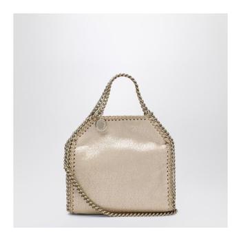 스텔라매카트니 Gold metallic micro Falabella tote bag 391698WP0650/XM_STELL-T701_10..