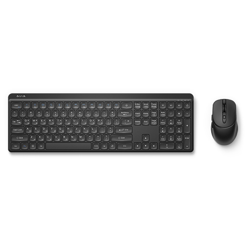 AULA AC110 무선 키보드 마우스 세트 (블랙)_이미지