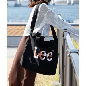 리(LEE) 리 카우 애니멀 무늬 프린트 캔버스 빅 투웨이 토트백 블랙 10162835