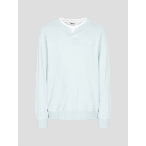 빈폴 레이어드넥 스웨트 셔츠 라이트 그린_BC4741O17L_이미지