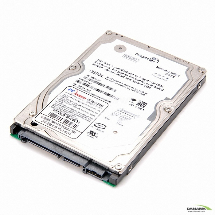 Seagate 250GB Momentus 5400.4 ST9250827AS (SATA2/5400/8M/노트북용)_이미지