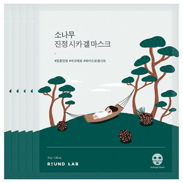 라운드랩 소나무 진정 시카 겔 마스크 (1매)_이미지