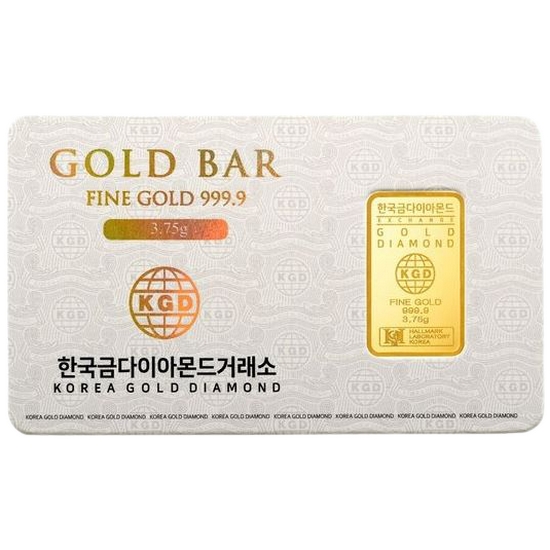 한국금다이아몬드 미니 골드바 3.75g_이미지