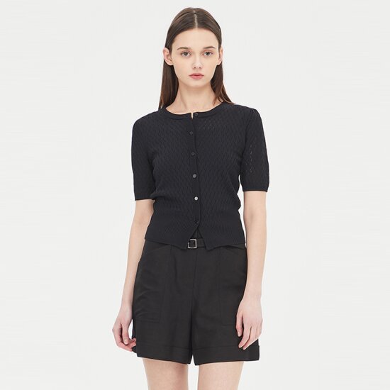 시슬리 SIS 스카시 반팔 니트 가디건 SAKC91431