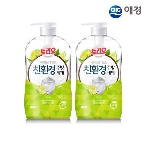 애경 트리오 베이킹소다 담은 라임 주방세제 680ml x2개_이미지