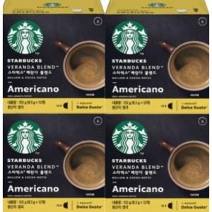 네슬레 네스카페 돌체구스토 스타벅스 블론드 에스프레소 캡슐커피 12캡슐 (4팩)