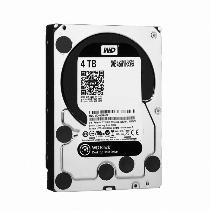 Western Digital WD BLACK 7200/64M (WD4001FAEX, 4TB)_이미지