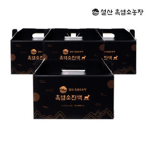 자연인바이오팜 설산흑염소농장 흑염소진액 70ml 30포 (4개)