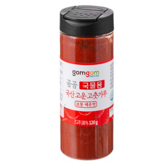 곰곰 양념용 국산 고춧가루 보통매운맛 110g (1개)_이미지