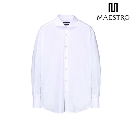 LF 마에스트로 컷어웨이칼라 화이트 드레스셔츠 MASH5F013WT