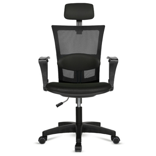 체어포커스 네오 대요추헤더형 3각팔 블랙바디 의자 N04