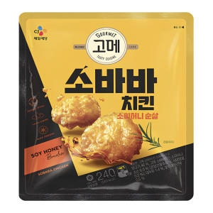 CJ제일제당 고메 소바바치킨 소이허니 순살 240g (1개)_이미지