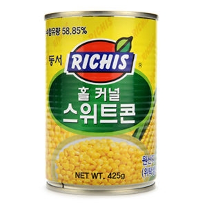 동서식품 리치스 홀 커널 스위트콘 425g (5개)