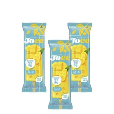롯데제과 JOEE 크리미바 망고 크림 아이스크림 80ml (7개)_이미지