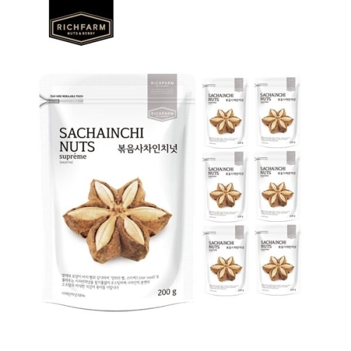 리치팜너트 볶음사차인치넛 200g (7개)