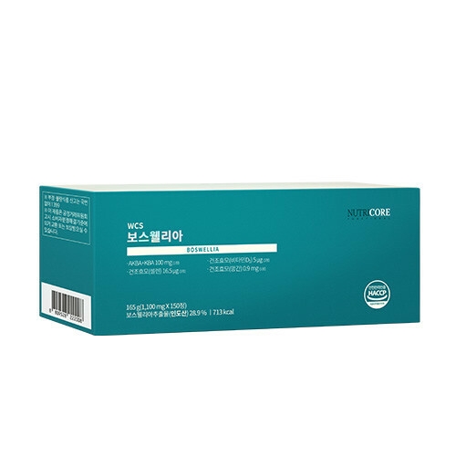 뉴트리코어 WCS 보스웰리아 1100mg 30정 (5개)