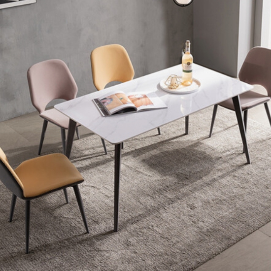 잉글랜더 메사 그리핀 통세라믹 식탁 1400 (의자4개)_이미지
