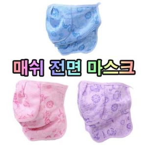 매쉬소재 기능성 원단 라이딩 작업용 길이조절 마스크