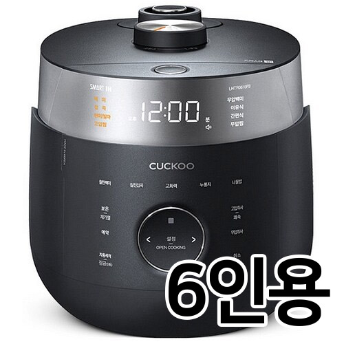 쿠쿠전자 트윈프레셔 마스터셰프 CRP-LHTR0610FB (일반구매)_이미지