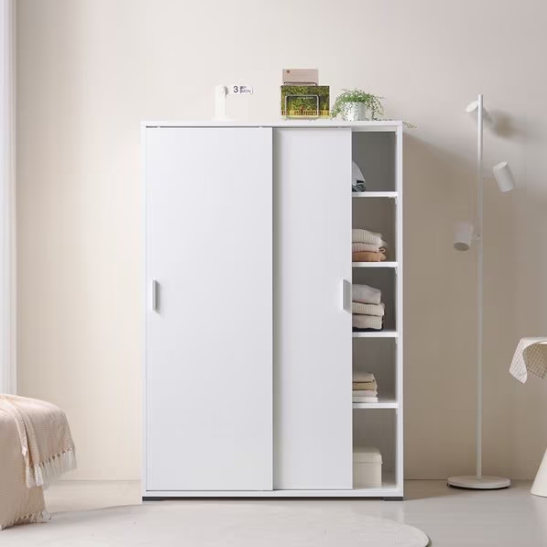 리블 슬라이딩 낮은 수납 옷장 1000