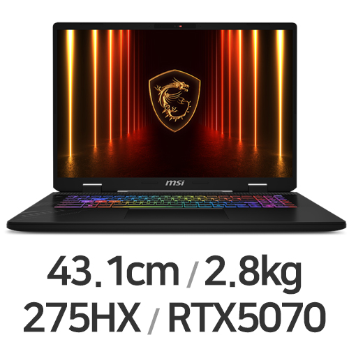 MSI 크로스헤어 17 HX AI D2XWGKG-U9 QHD+ 64GB램 (SSD 3TB)_이미지