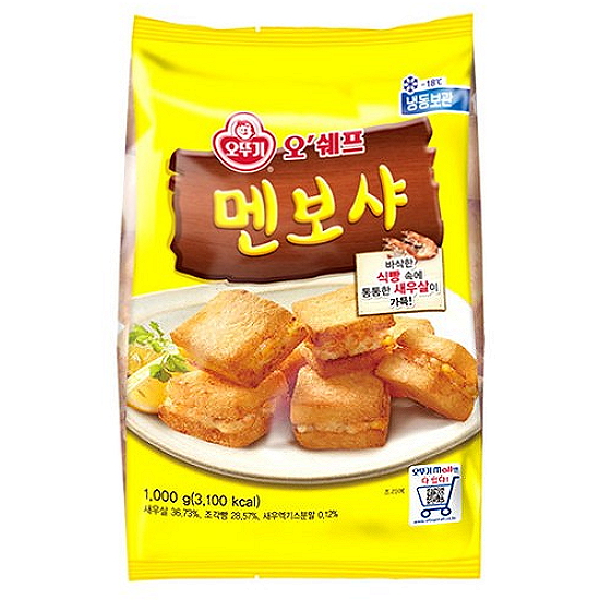 오뚜기 오쉐프 멘보샤 1kg (2개)