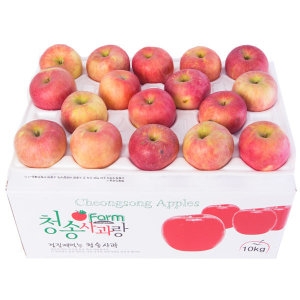 청송사과랑 사과 홍로 가정용 중과 30-38과 9kg