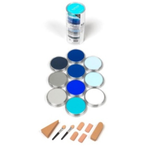 신한화구 팬파스텔 아티스트 파스텔 세트 Seascape (10색)