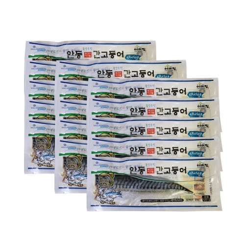 이동삼안동간고등어 안동간고등어 노르웨이산 순살 120g [15개]