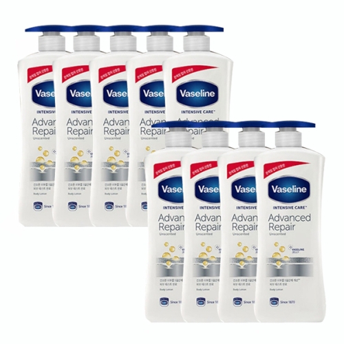 바세린 인텐시브 케어 어드밴스드 리페어 바디로션 600ml (9개)_이미지