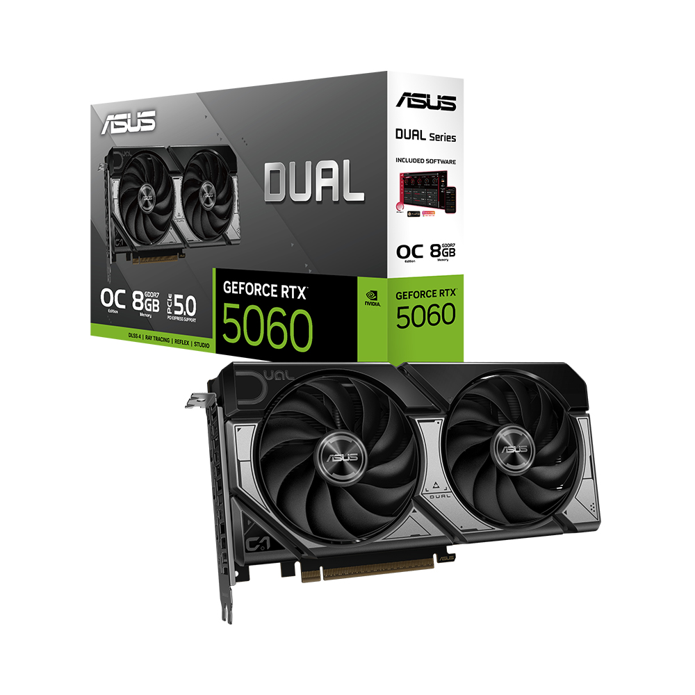 ASUS DUAL 지포스 RTX 5060 OC D7 8GB 인텍앤컴퍼니_이미지