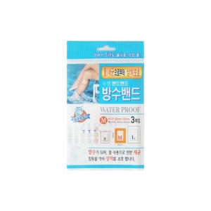메디코리아 투명 밴드랜드 방수밴드 중형 3매 (1팩(3매))_이미지