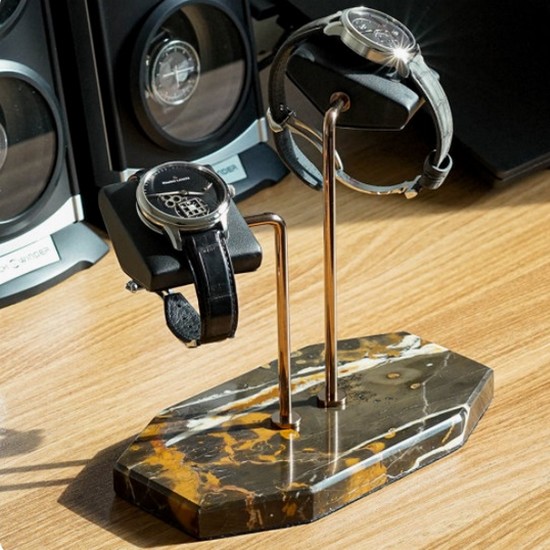 헤리티지원 원목 시계거치대 천연 대리석 2구이미지입니다. 누르면 해당 게시물로 새창이동합니다.