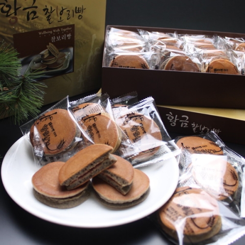 황금찰보리빵 국내산 찰보리로만든 혼합찰보리빵 25g 50개입_이미지