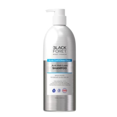 애경 블랙포레 루트파워 두피 쿨 앤 딥클린 탈모증상완화 샴푸 1050ml (3개)