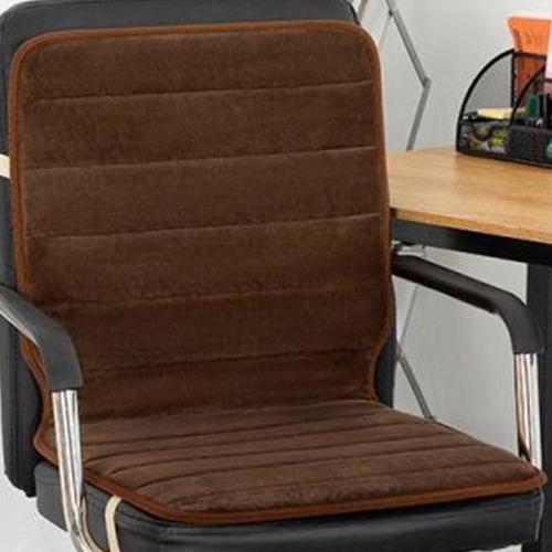 다크 브라운 스트라이프 히팅 전기방석